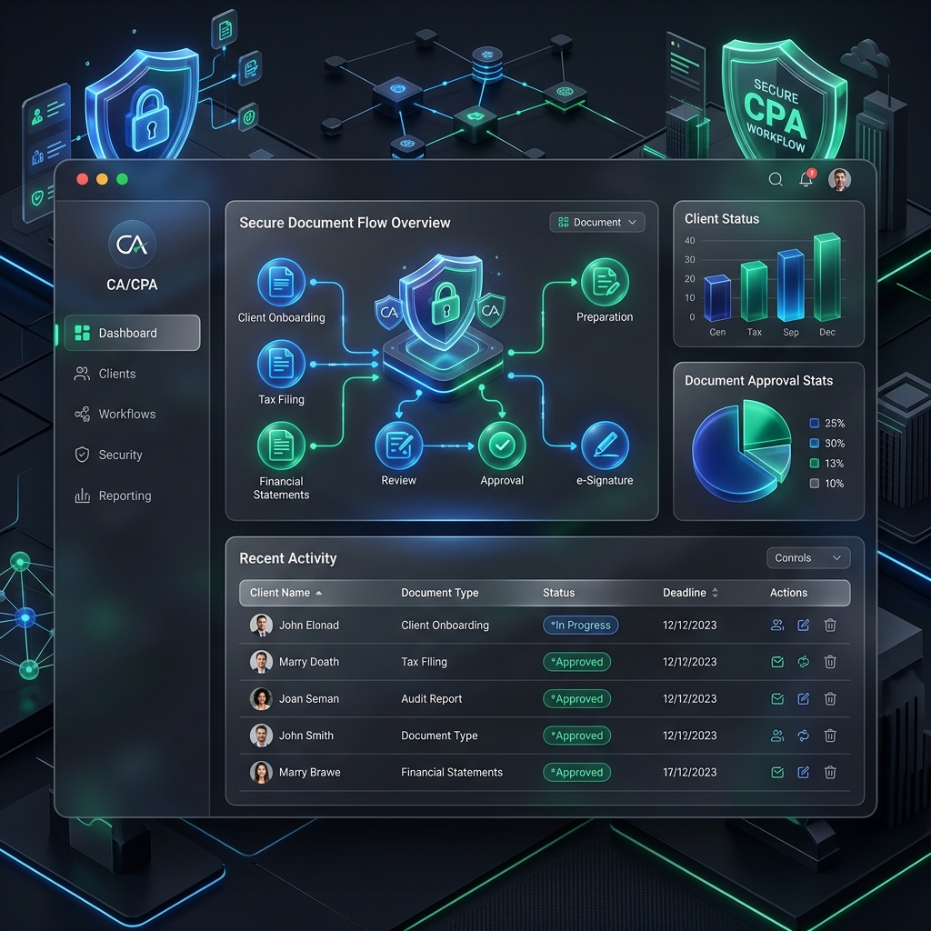 Secure Client Collaboration for CA & CPA Firms