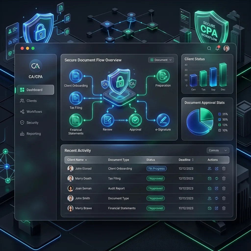 Secure Client Collaboration for CA & CPA Firms